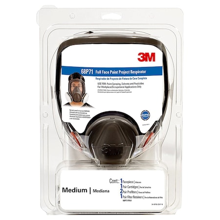 Medium Tekk Protection Full Face Paint Project Respirator